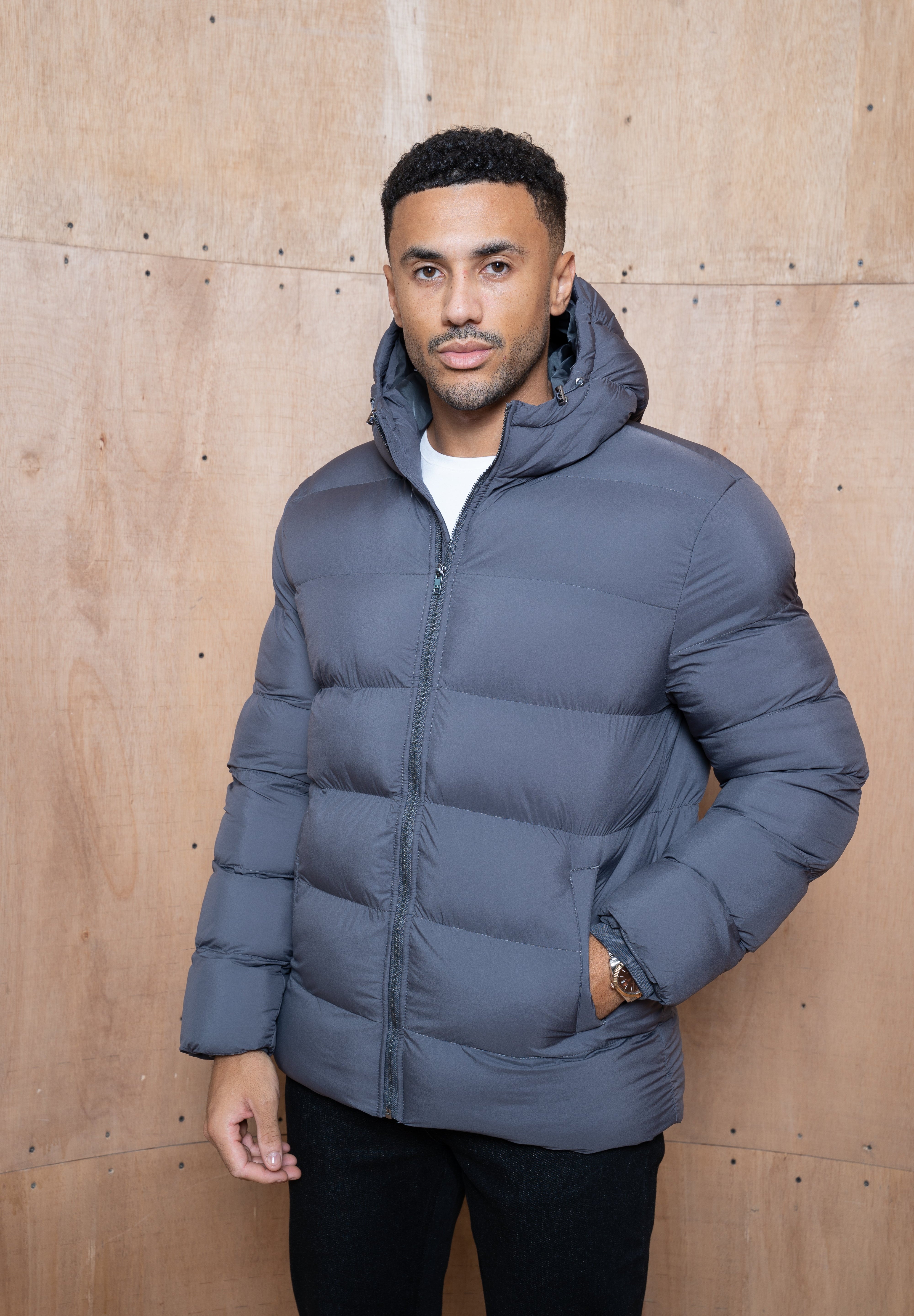 Capo Puffer Parka - Charcoal