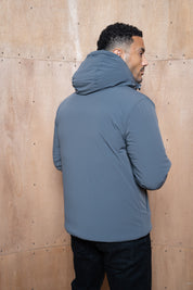 Capo Hooded Padded Jacket - Charcoal