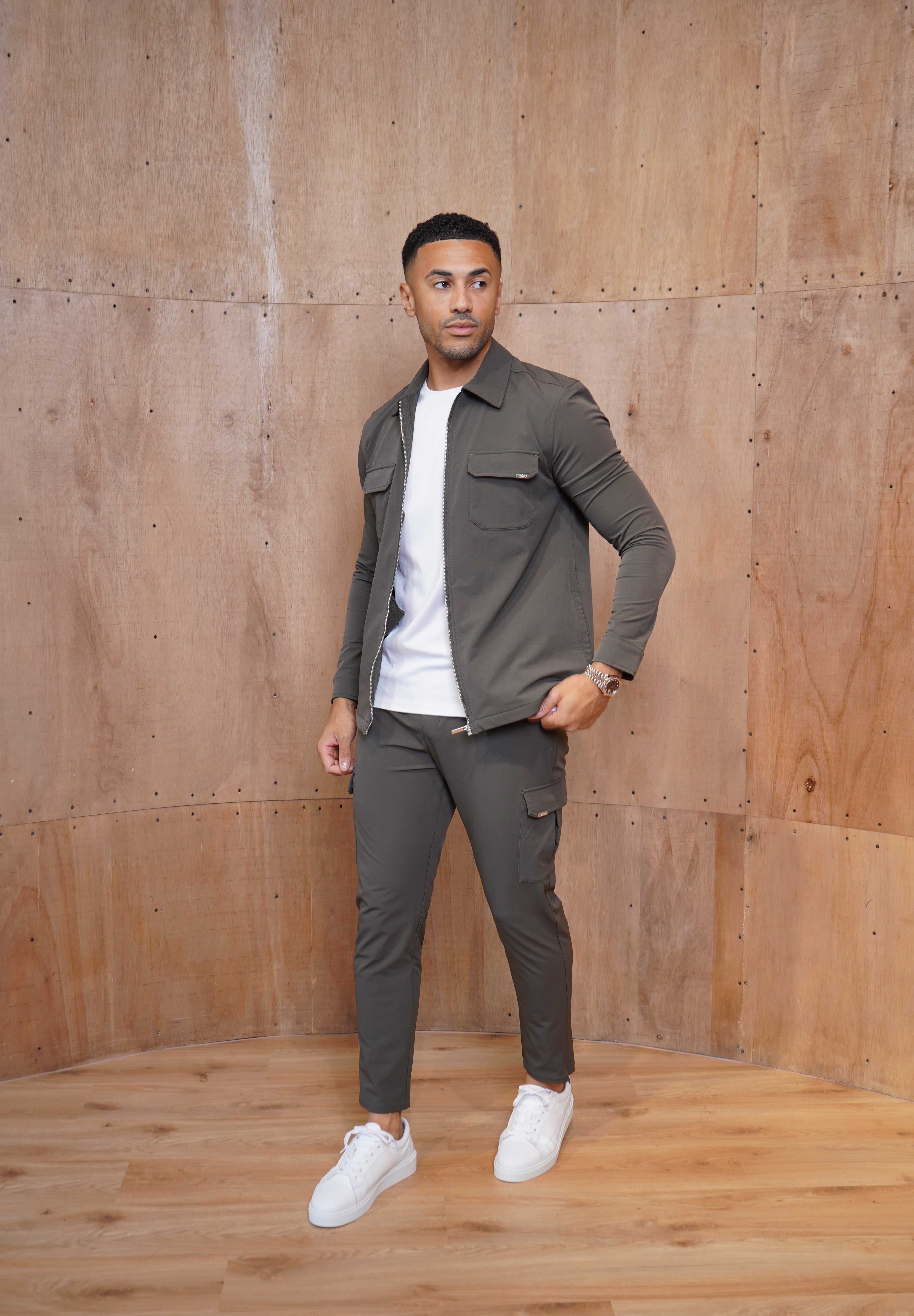 Capo Utility Regular Cargo Pants - Khaki