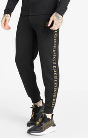 Dynamic Fitted Track Pants - Black