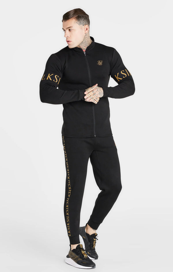 Dynamic Fitted Track Pants - Black