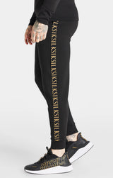 Dynamic Fitted Track Pants - Black