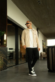 Sinners Attire - Mercer Overshirt - Beige