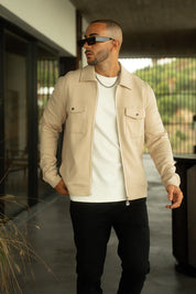 Sinners Attire - Mercer Overshirt - Beige