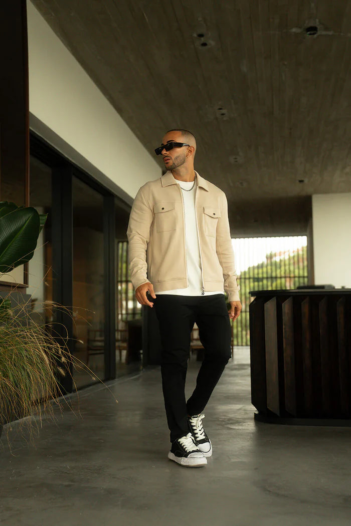 Sinners Attire - Mercer Overshirt - Beige