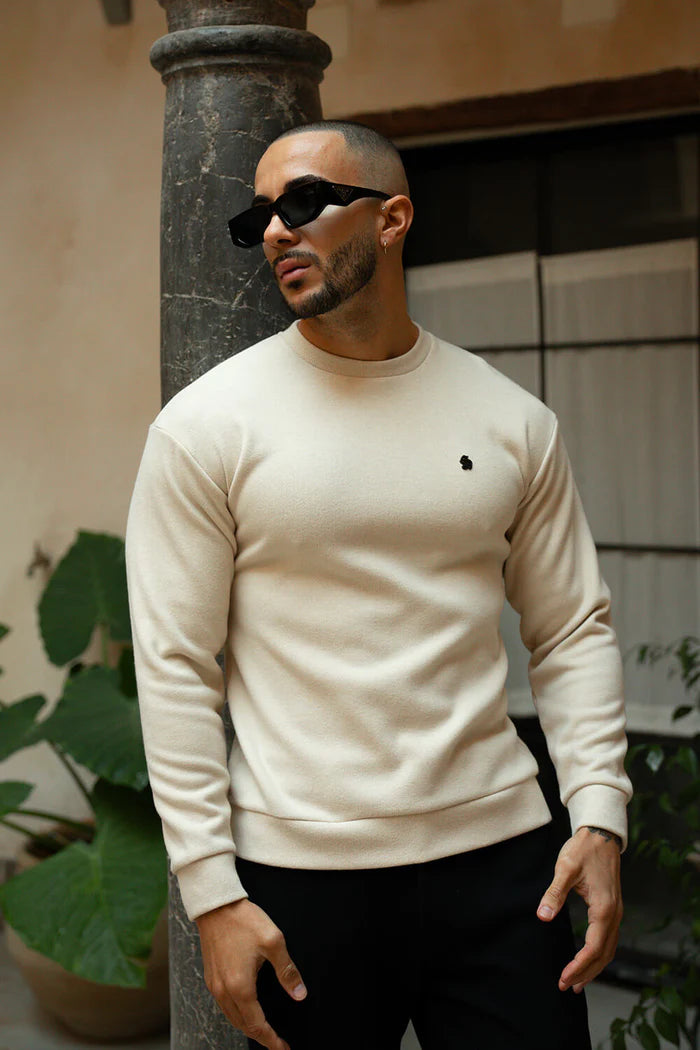 Sinners Attire - Sovrano Luxe Sweater - Beige