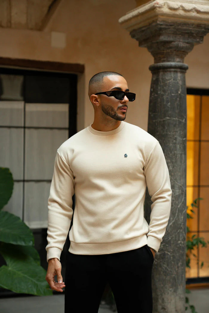 Sinners Attire - Sovrano Luxe Sweater - Beige