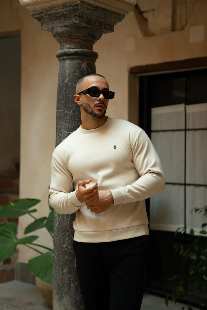 Sinners Attire - Sovrano Luxe Sweater - Beige