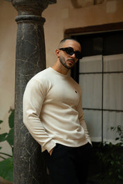 Sinners Attire - Sovrano Luxe Sweater - Beige