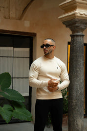 Sinners Attire - Sovrano Luxe Sweater - Beige