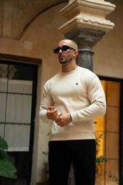 Sinners Attire - Sovrano Luxe Sweater - Beige