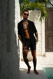Amalfi Swim Shorts - Black