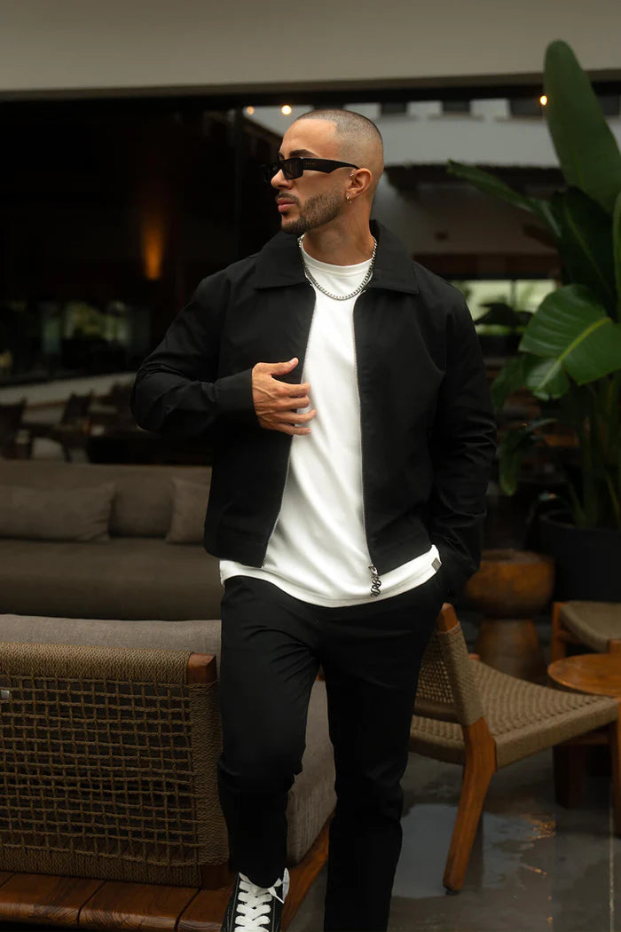 Sinners Attire - Harrington Jacket - Black