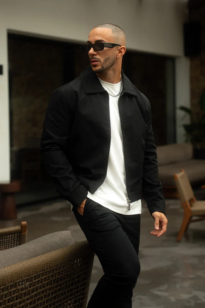 Sinners Attire - Harrington Jacket - Black