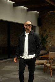 Sinners Attire - Harrington Jacket - Black