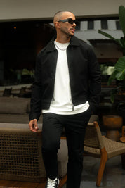 Sinners Attire - Harrington Jacket - Black