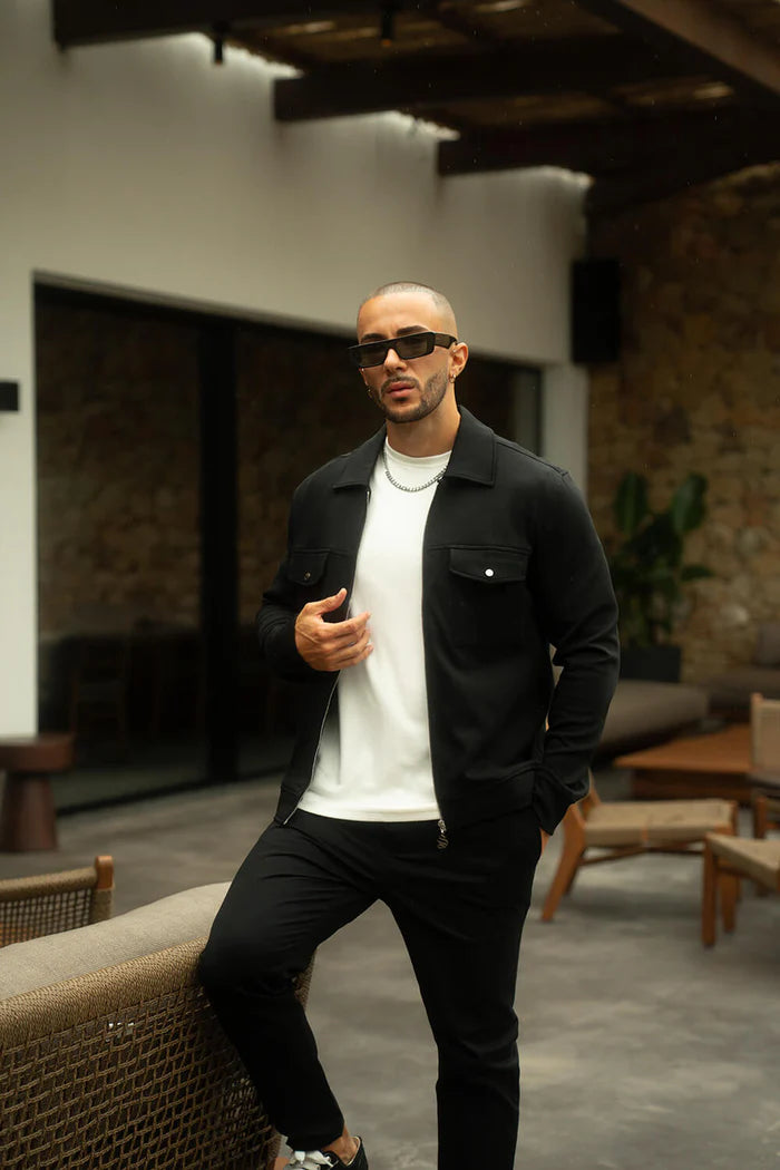 Sinners Attire - Mercer Overshirt - Black