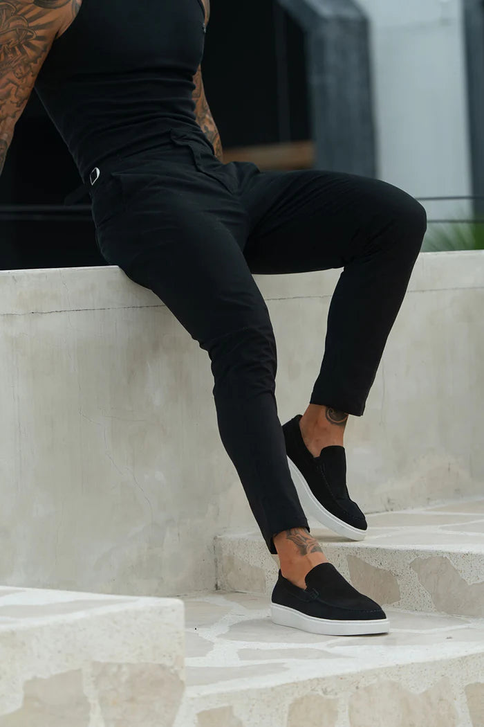 Sanremo Chinos - Black
