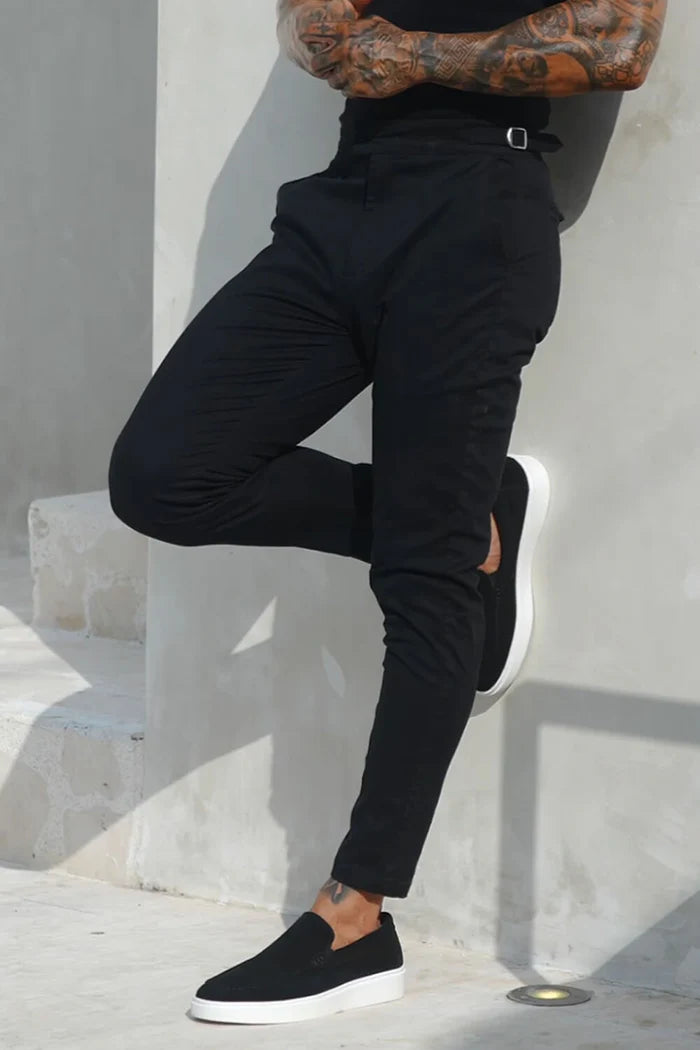 Sanremo Chinos - Black