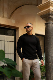 Sinners Attire - Sovrano Luxe Sweater - Black