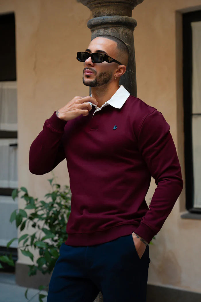 Sinners Attire - Palazzo Polo - Burgundy