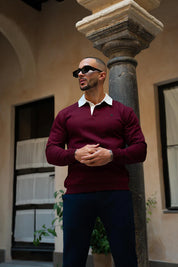 Sinners Attire - Palazzo Polo - Burgundy