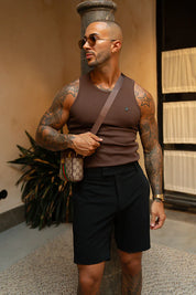 Cannes Luxe Vest - Chocolate