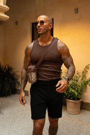 Cannes Luxe Vest - Chocolate