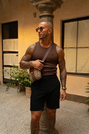 Cannes Luxe Vest - Chocolate