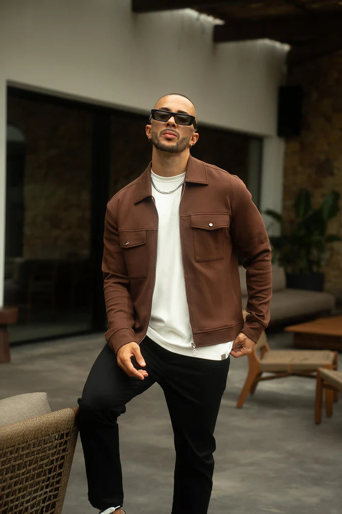 Sinners Attire - Mercer Overshirt - Chocolate