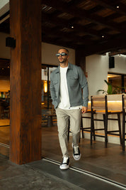 Sinners Attire - Mercer Overshirt - Grey