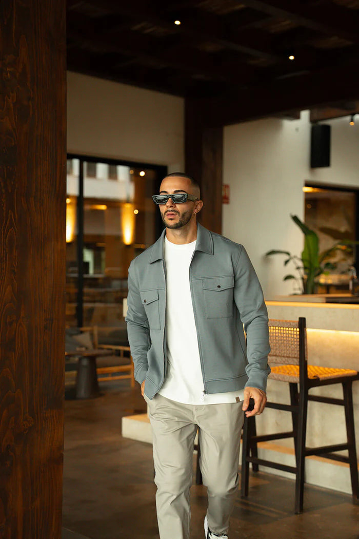 Sinners Attire - Mercer Overshirt - Grey