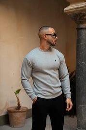 Sinners Attire - Sovrano Luxe Sweater - Grey