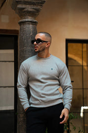Sinners Attire - Sovrano Luxe Sweater - Grey