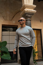 Sinners Attire - Sovrano Luxe Sweater - Grey