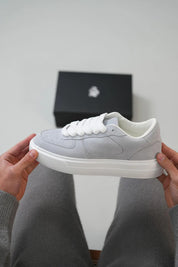 Sinners Attire - Court Suede Trainers - Grey