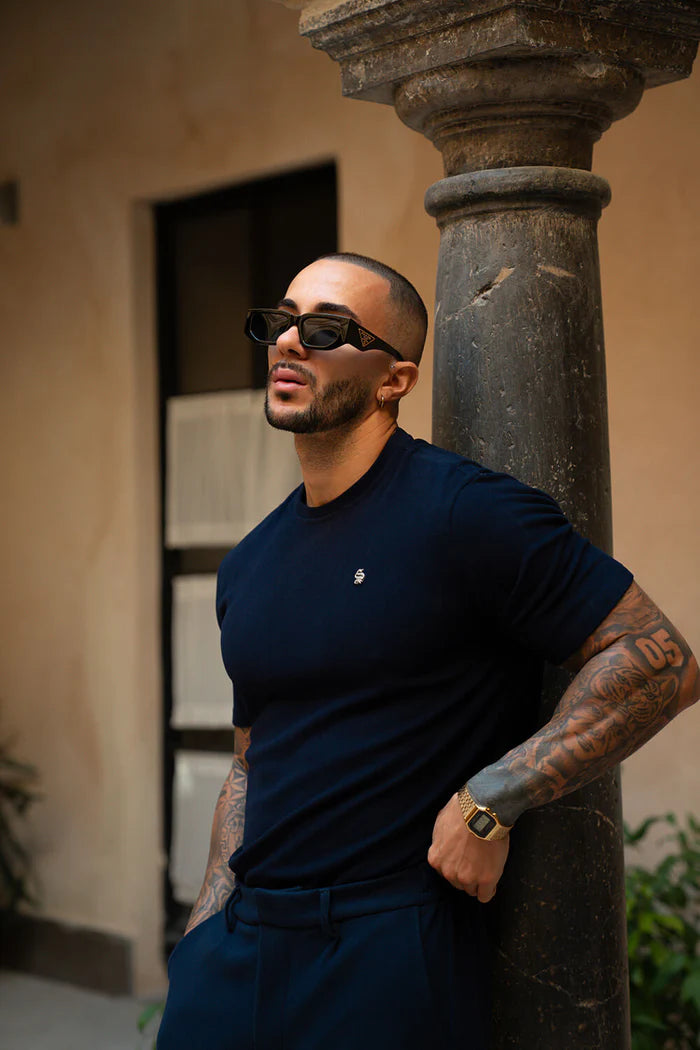 Sinners Attire - Luxe Knit Tee - Navy