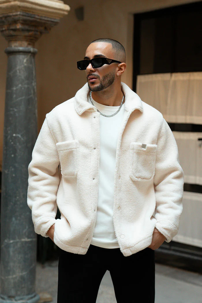 Sinners Attire - Alpina Borg Jacket - White