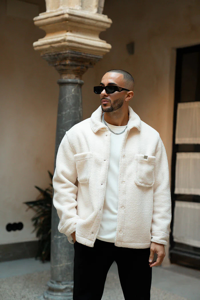 Sinners Attire - Alpina Borg Jacket - White