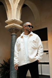 Sinners Attire - Alpina Borg Jacket - White