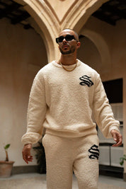 Sinners Attire - Emblem Knitted Sweater - Off White
