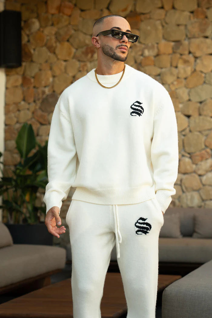 Sinners Attire - Palais Knitted Sweater - Off White