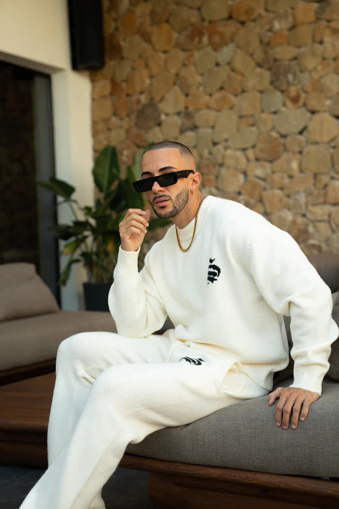 Sinners Attire - Palais Knitted Sweater - Off White