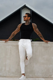Sanremo Chinos - White