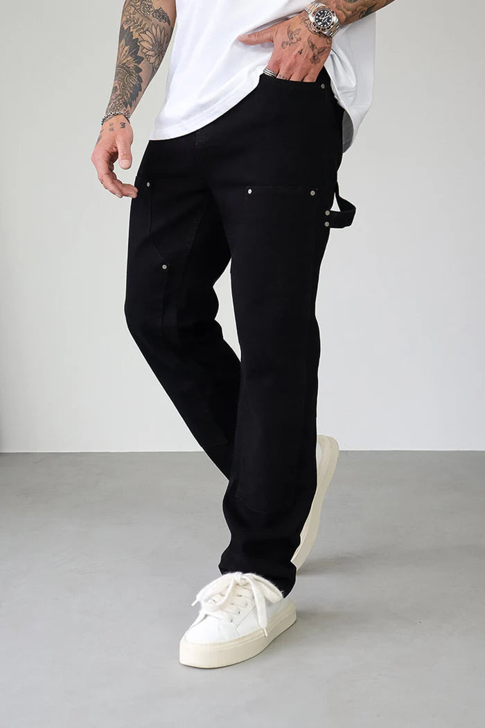 Sinners Attire Carpenter Jeans - Black
