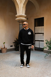 Sinners Attire - Emblem Knitted Sweater - Black