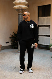 Sinners Attire - Emblem Knitted Sweater - Black