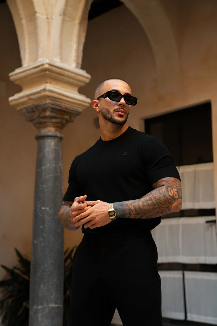 Sinners Attire - Luxe Knit Tee - Black