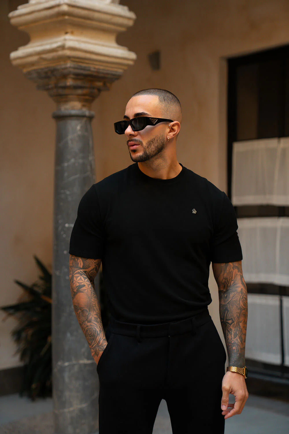 Sinners Attire - Luxe Knit Tee - Black