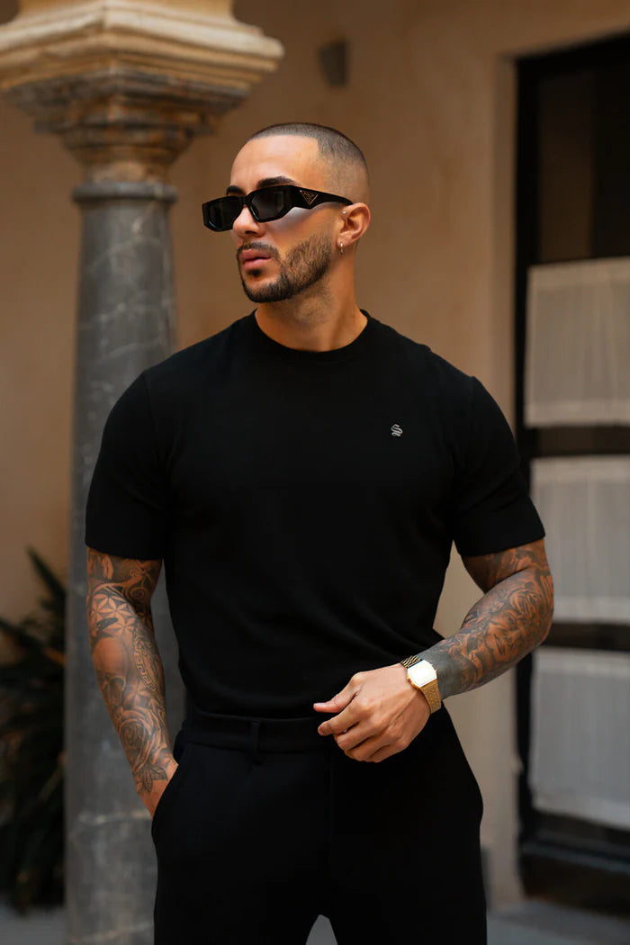 Sinners Attire - Luxe Knit Tee - Black